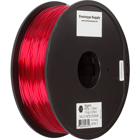 PETG Filament by Prototype Supply, 1kg – ToyBuilder Labs