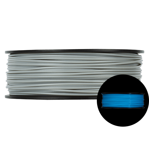 Prototype Supply 3.00mm ABS Blue Glow in the Dark 3D Printing Filament, 1kg (2.2 pounds)