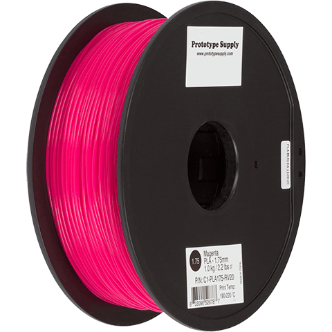 1.75mm PLA Filament by Prototype Supply, 1kg